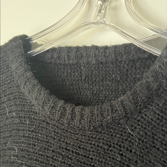 VINTAGE 🖤 Black and Gray 80s Women's Sweater Sz M - Picture 7 of 7